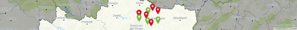 Kartenansicht für Apotheken-Notdienste in der Nähe von Pulkau (Hollabrunn, Niederösterreich)